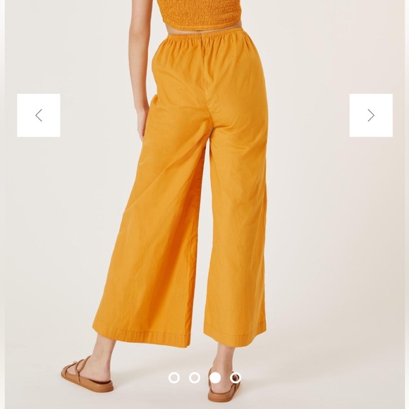 Faithfull the brand Baylee jumpsuit orange NWT - Picture 2 of 2